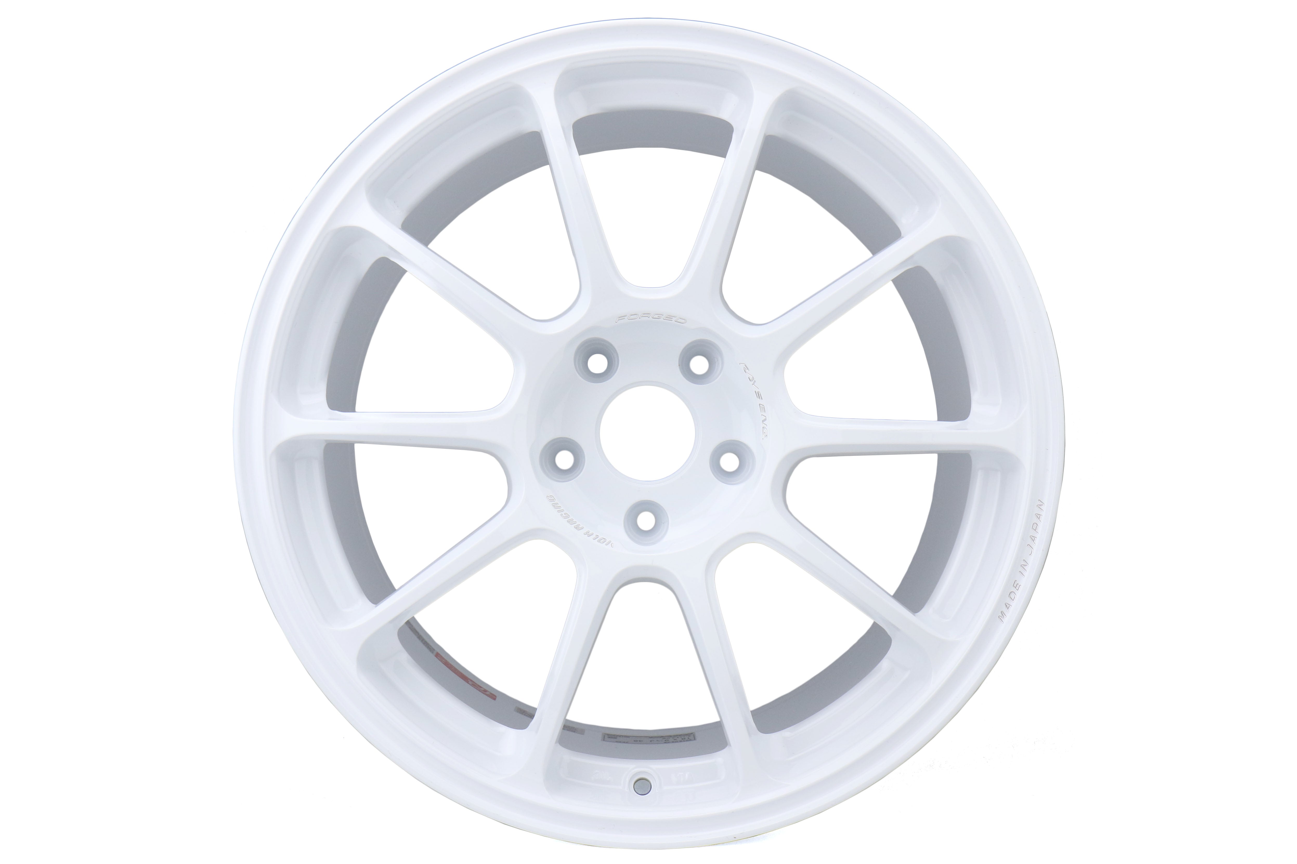 Volk ZE40 Dash White 18x9.5 +38 5x114.3 Face 2 (Single Wheel) - 2015-2023 Subaru WRX / 2015-2021 STI / 2019-2023 Forester